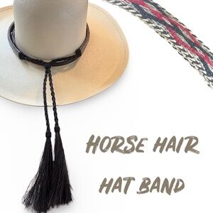 NEW - Horse Hair Braided - Stampede String Hat Band